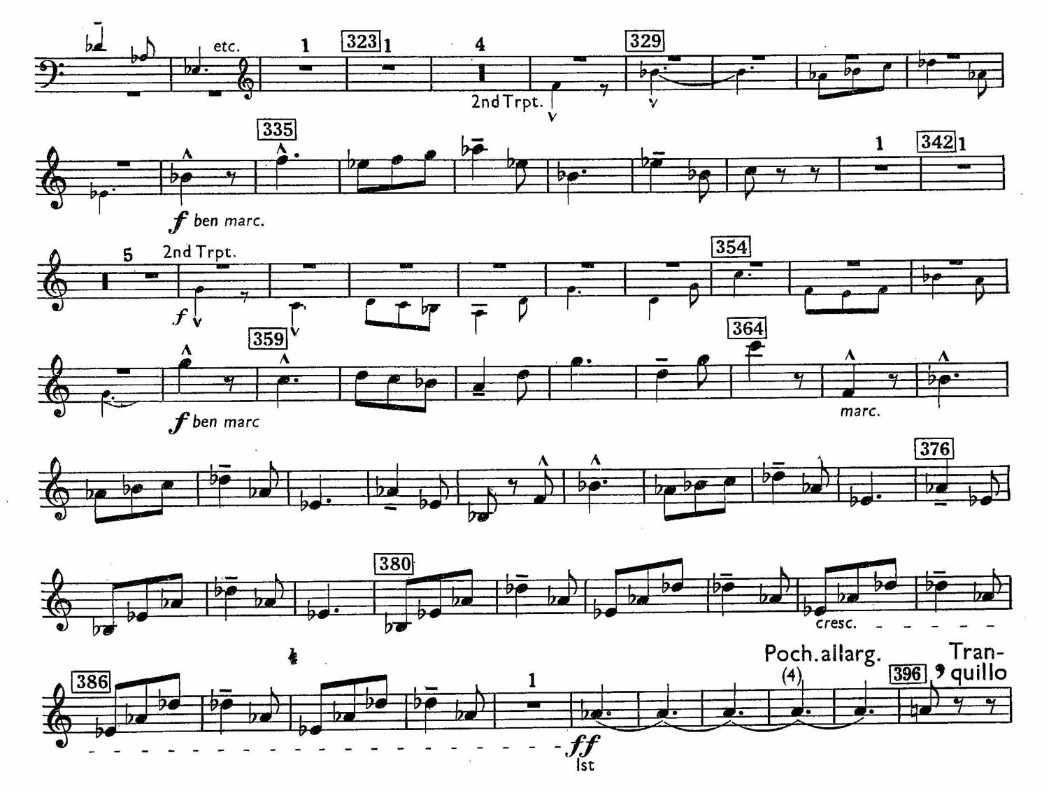 Bartok Concerto For Orchestra Orchestra Audition Excerpt Trumpet A