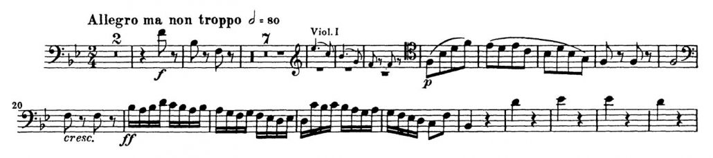 Beethoven_Symphony_No_4_Bassoon orhcestra audition excerpt 2