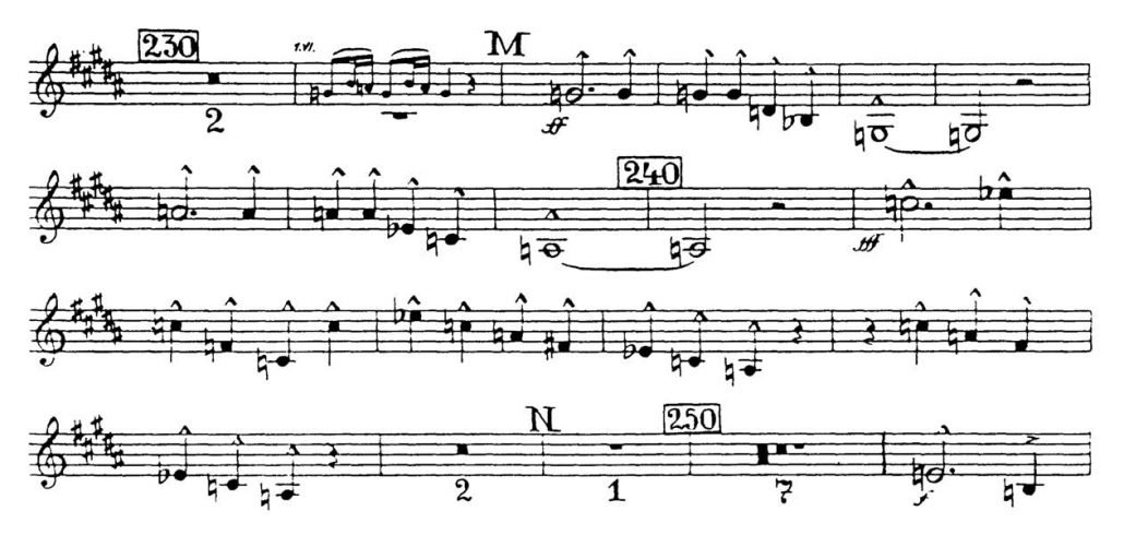 Bruckner_Symphony 7 orchestra audition excerpt Trumpet 3a