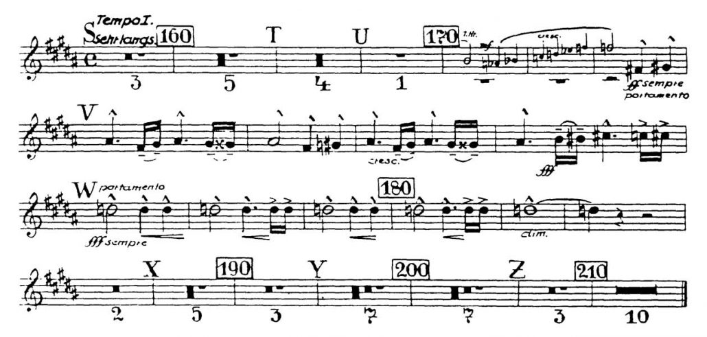 Bruckner_Symphony 7 orchestra audition excerpt Trumpet 5a