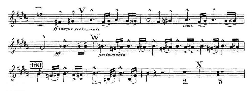 Bruckner_Symphony 7 orchestra audition excerpt Trumpet 5b
