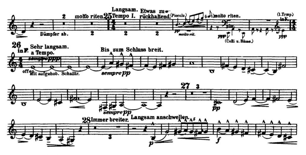 Mahler_Symphony 3_Flugelhorn orchestra audition excerpts_Trumpet 2b