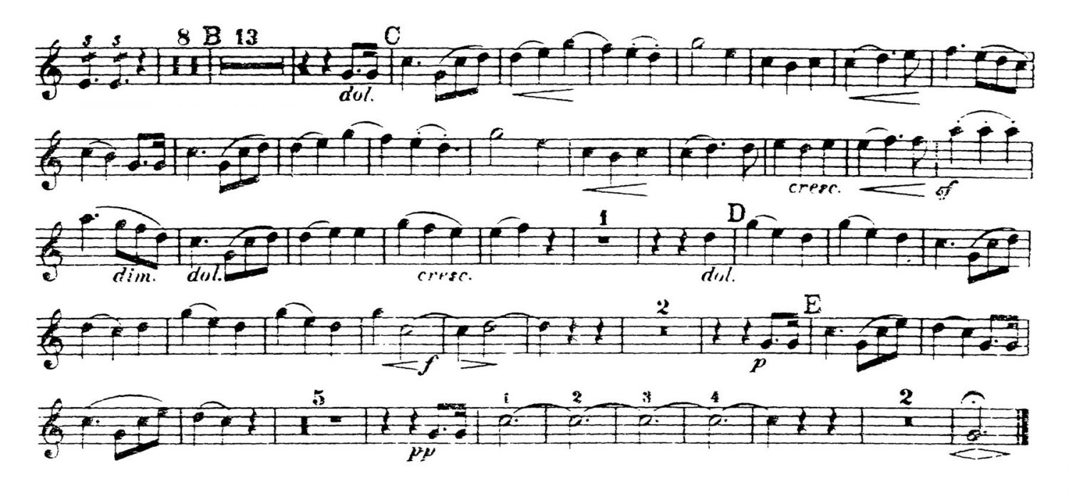 Horn Mendelssohn Midsummer Night’s Dream, Nocturne (2 Excerpts